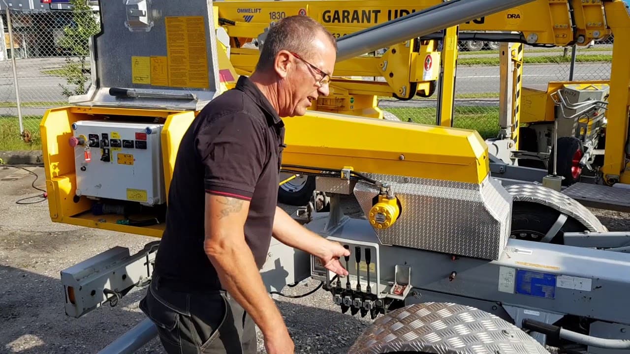 Omme 1250 EBZ Skylift - Demonstration